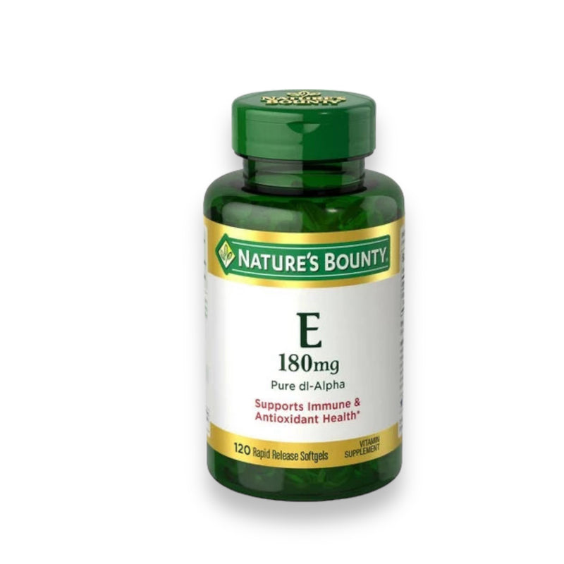 VITAMINA E 180 MG 120 RAPID RELEASE SOFTGEL NATURE´S BOUNTY