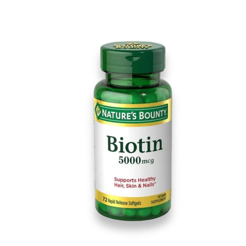 BIOTINA 5000 MCG 72 RAPID RELEASE SOFTGELS NATURE´S BOUNTY