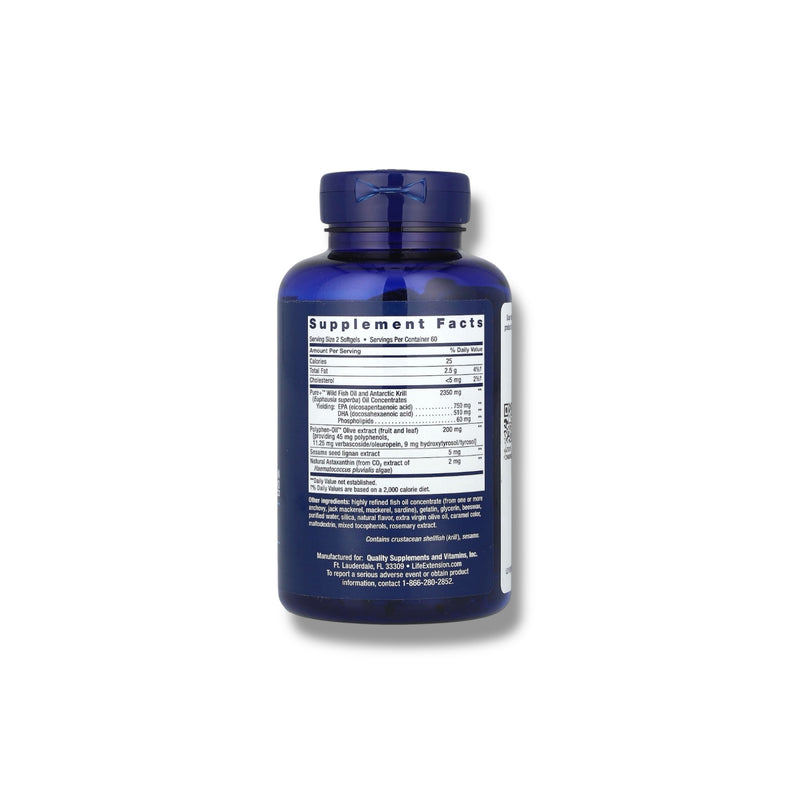 Super Omega-3 Plus con Krill y Astaxantina, 120 softgels