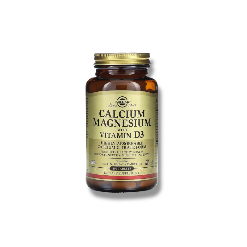Calcio Magnesio y Vitamina D3, 150 Tabs