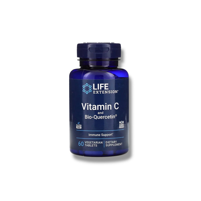 Vitamina C y Bio-Quercetina, 1000 mg, 60 veg tabs