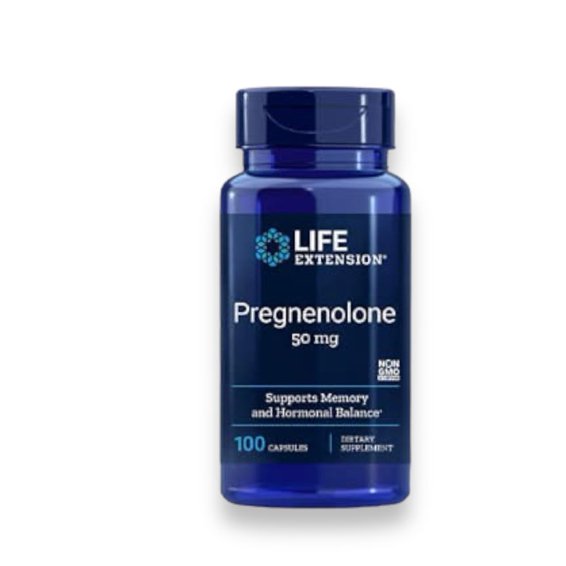 Pregnenolona 50 mg 100 capsulas LIFE EXTENSION