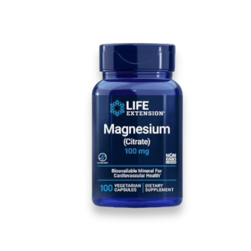 Citrato de magnesio 100 mg 100 capsulas LIFE EXTENSION