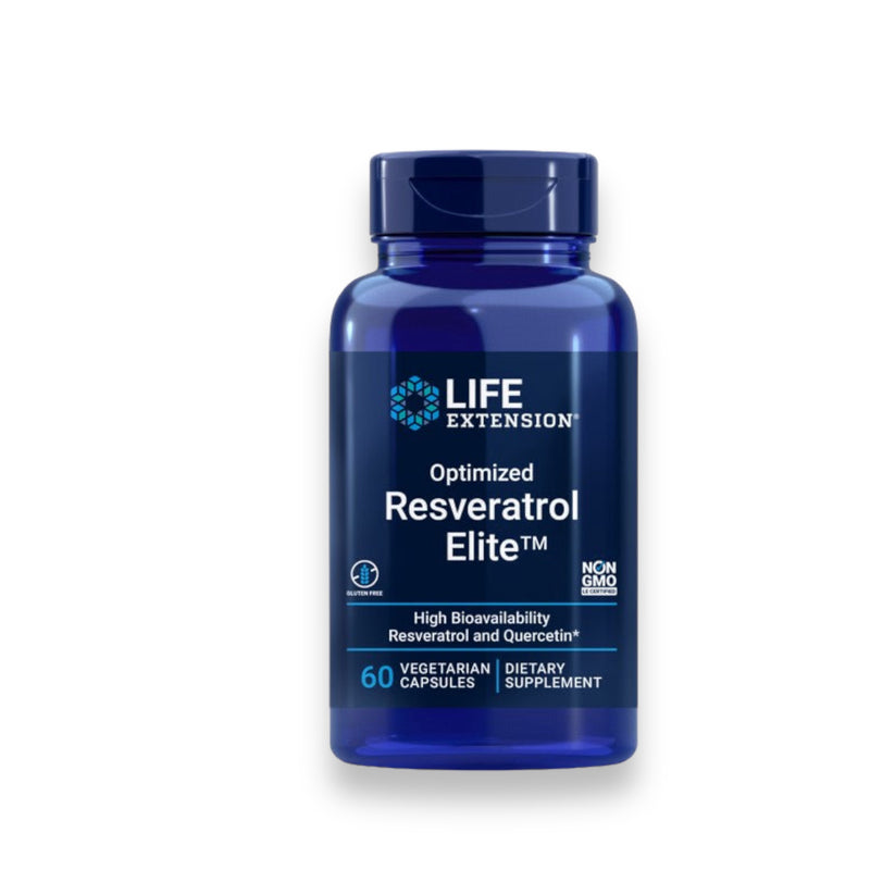 Resveratrol Elite Optimizado 250 mg 60 caps LIFE EXTENSION