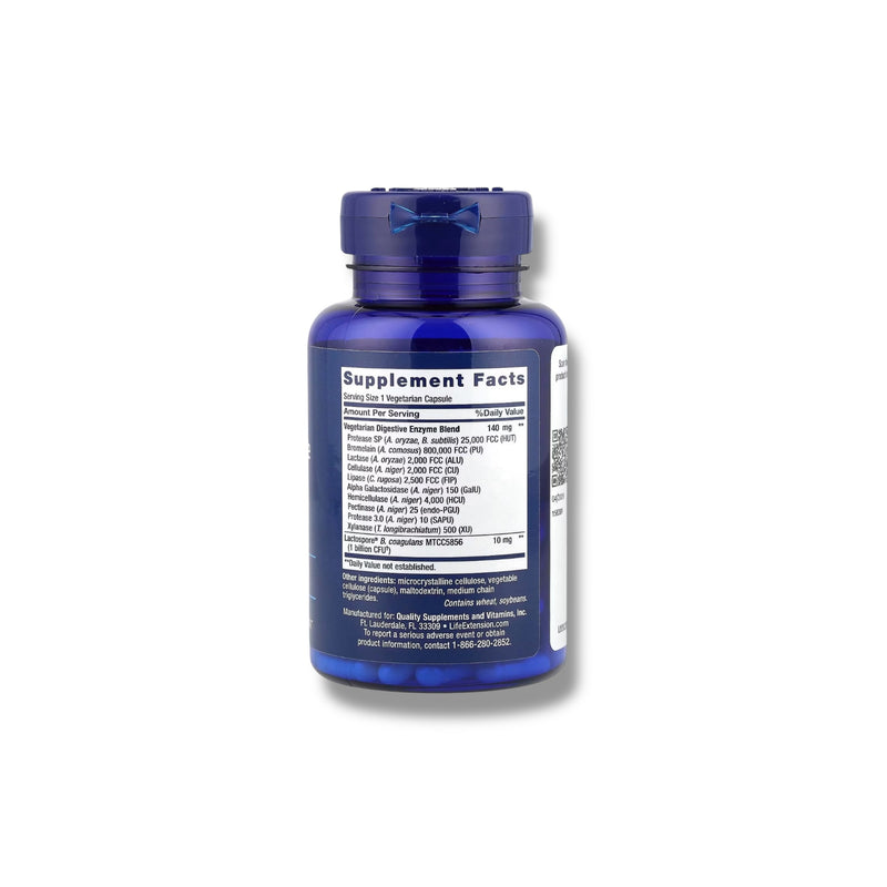 Enzymas Digestivas con probióticos, 60 veg caps