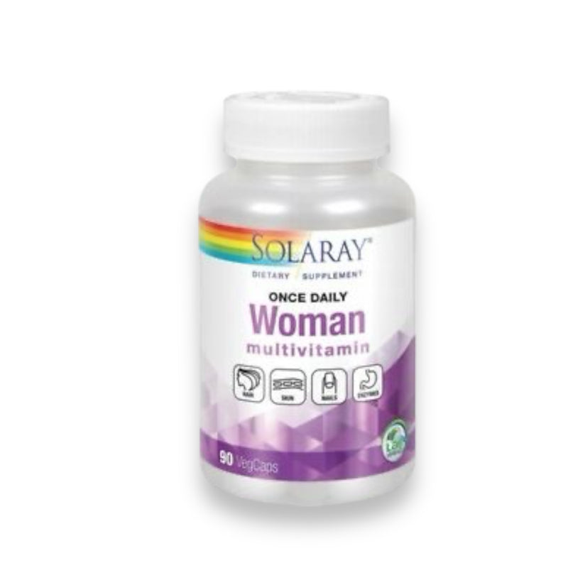 SOLARAY, Suplemento multivitamínico para Mujeres, 90 Cápsulas vegetarianas