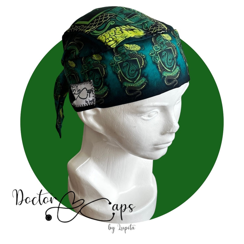 Gorro clínico Slytherin 💚