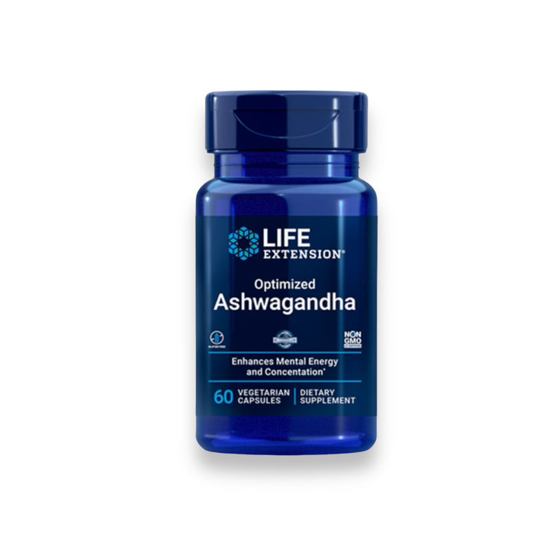 Ashwagandha Optimizada 60 Cápsulas vegetarianas LIFE EXTENSION