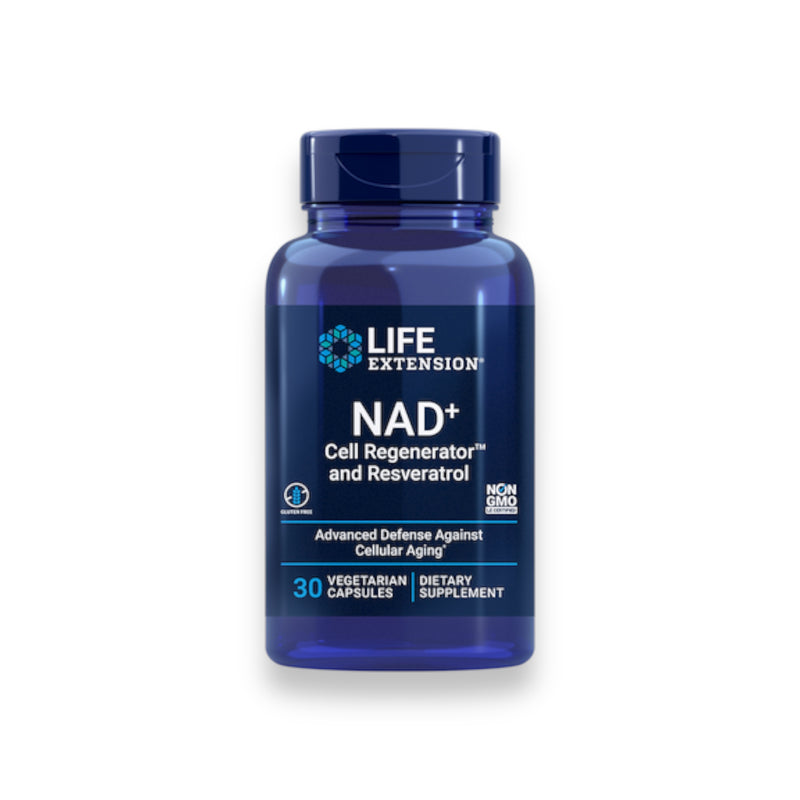 NAD+ Cell regenerador y Resveratrol Elite 30 caps Life Extension