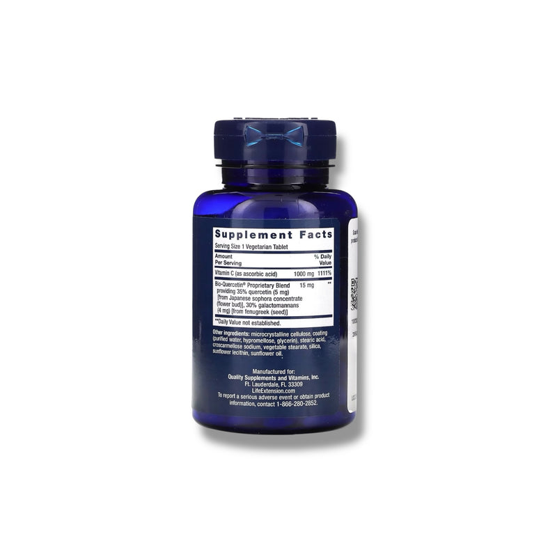 Vitamina C y Bio-Quercetina, 1000 mg, 60 veg tabs