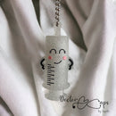 Rompe ampolletas - Blanco con glitter 🤍