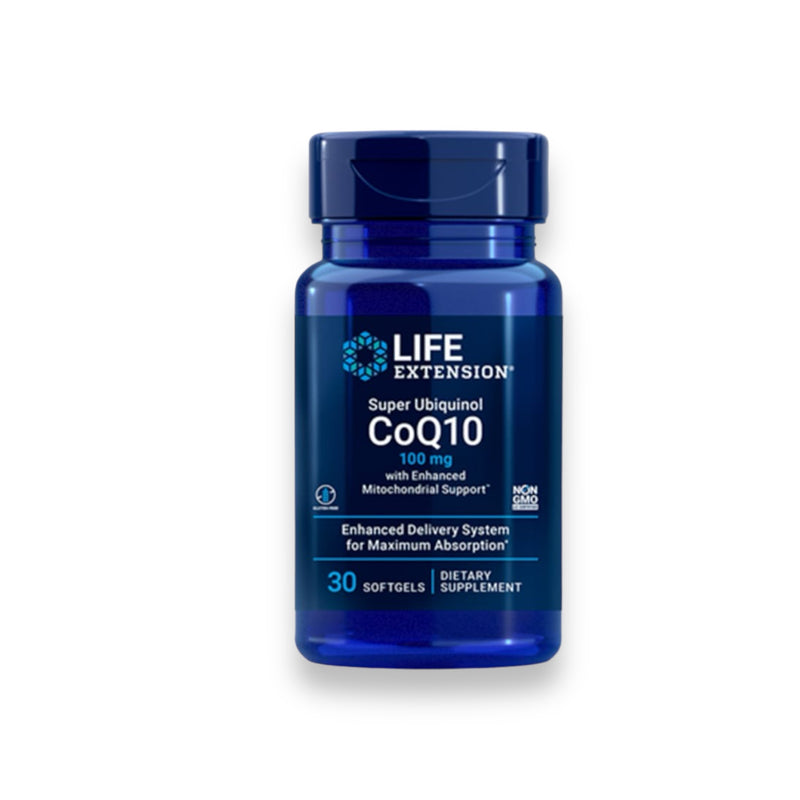 Super Ubiquinol CoQ10 100mg 60 Cápsulas blandas LIFE EXTENSION