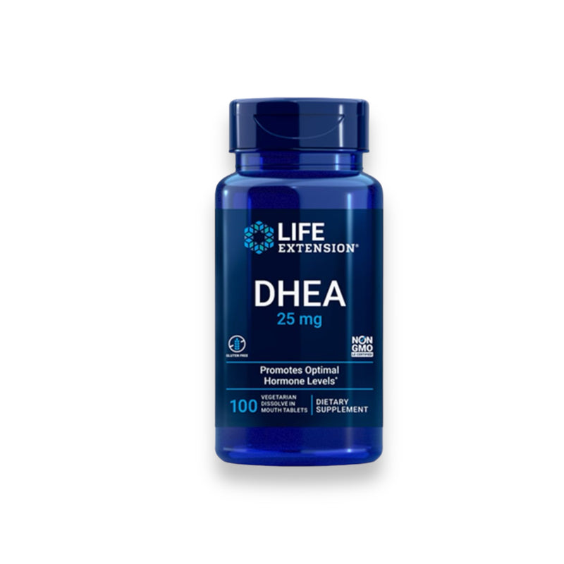 DHEA 25 mg, 100 Cápsulas vegetarianas LIFE EXTENSION