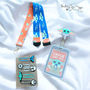 Kit porta gafete Yoda 🧡💚