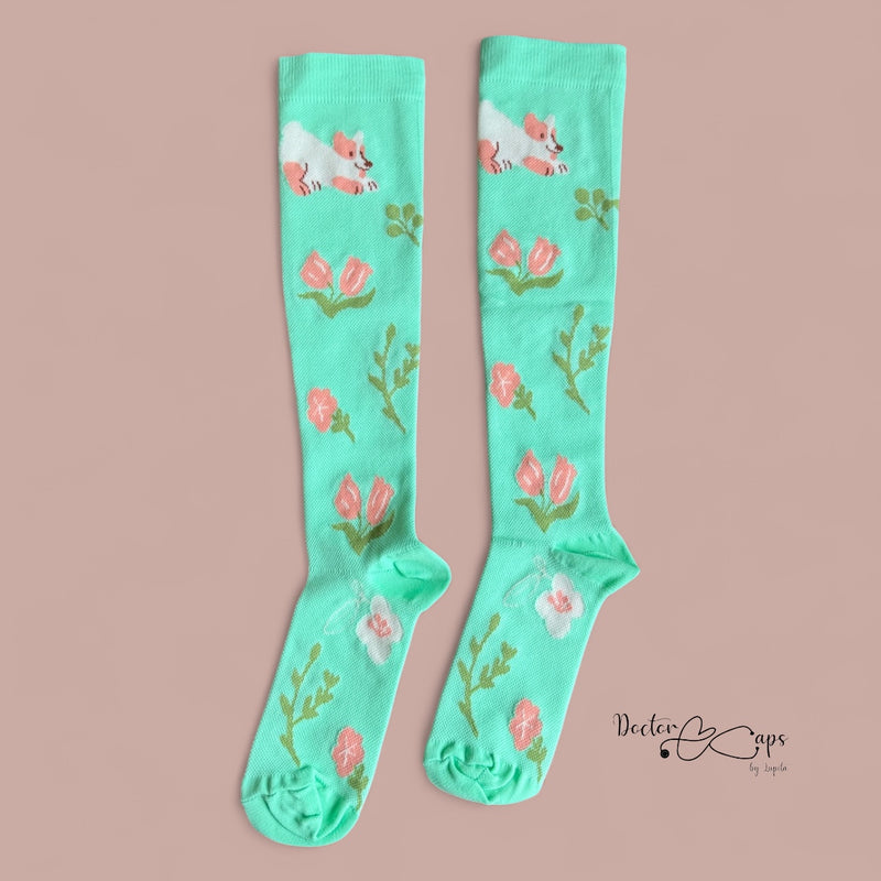 Medias de compresión - Modelos Florales 🌺