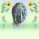 Bandana  Flores verdes