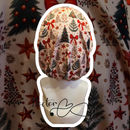 Bandana Pinos y moños 🎄