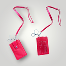 Porta gafete/tarjetero rojo ❤️