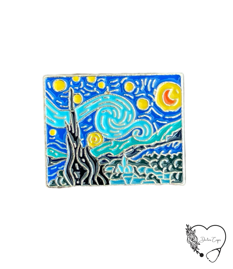 Pin Noche estrellada Van Gogh