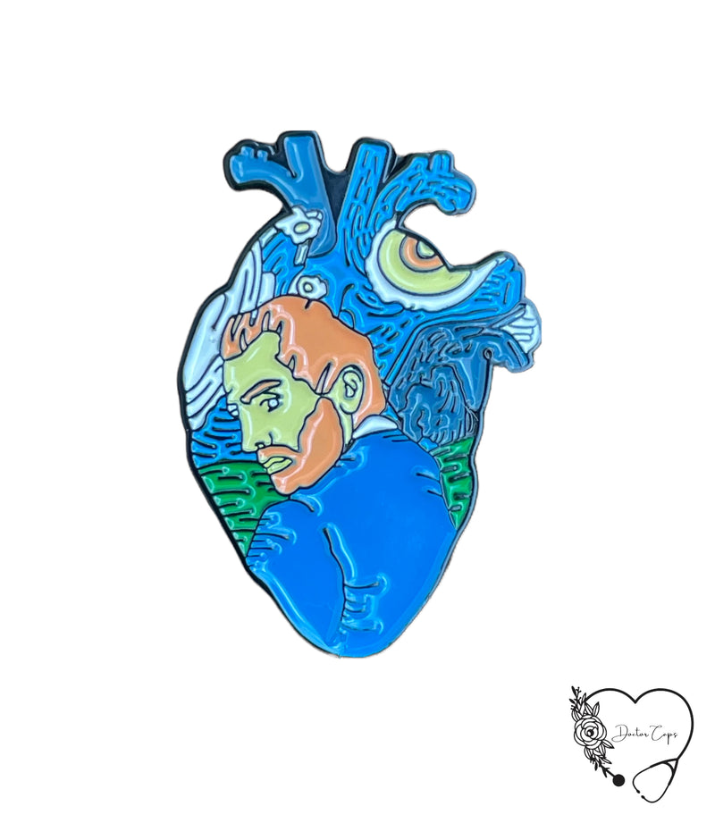 Pin Corazón Van Gogh