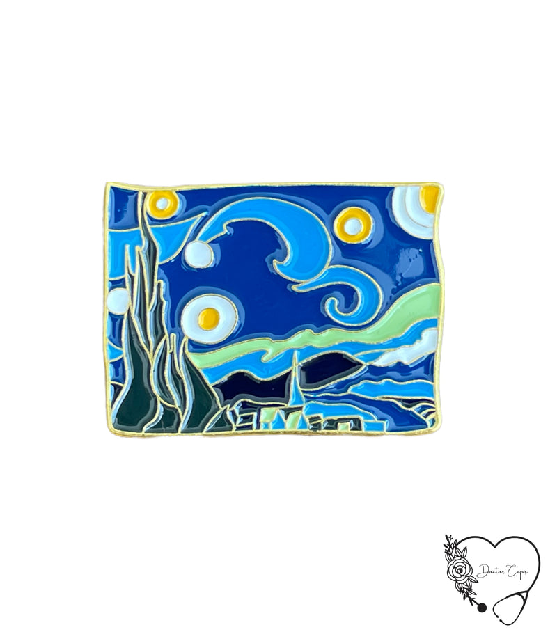 Pin Noche estrellada Van Gogh