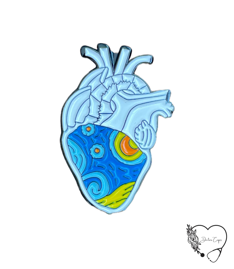 Pin Corazón Van Gogh